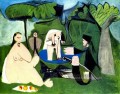Luncheon auf dem Gras nach Manet 3 1960 Kubismus Pablo Picasso